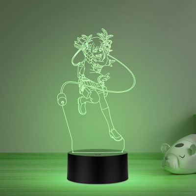 3D Led Night lamp My Hero Academia himiko togo452 Anime lamp